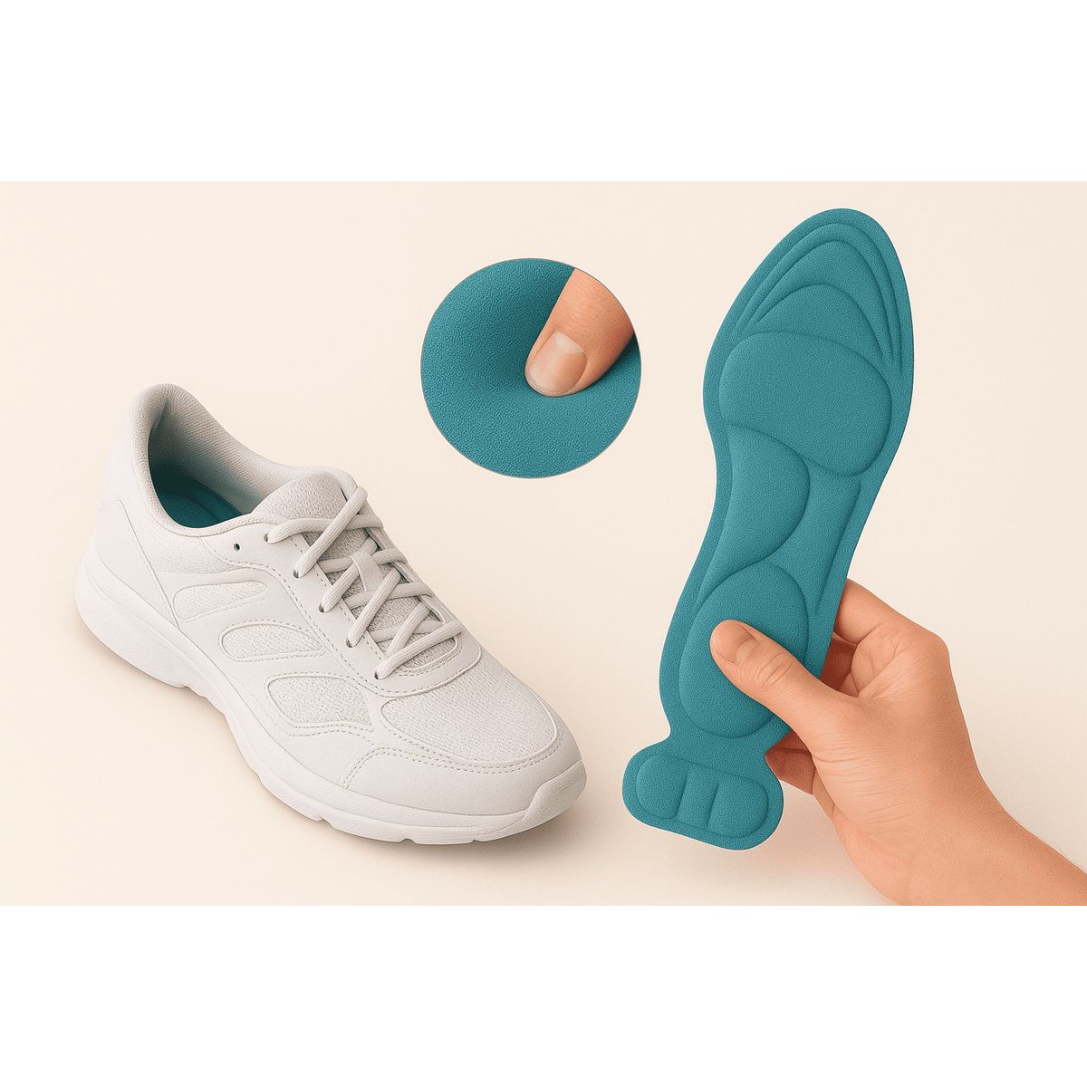 GENERICO - Plantillas Adaptables para Zapatos Zapatillas y Tacones