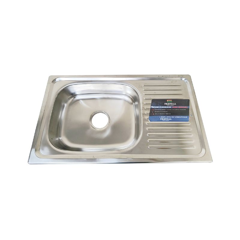 FRATELLI - Lp-7545 Lavadero Premium P Acero Inox Cr 75X45X15 Cm - Fratelli