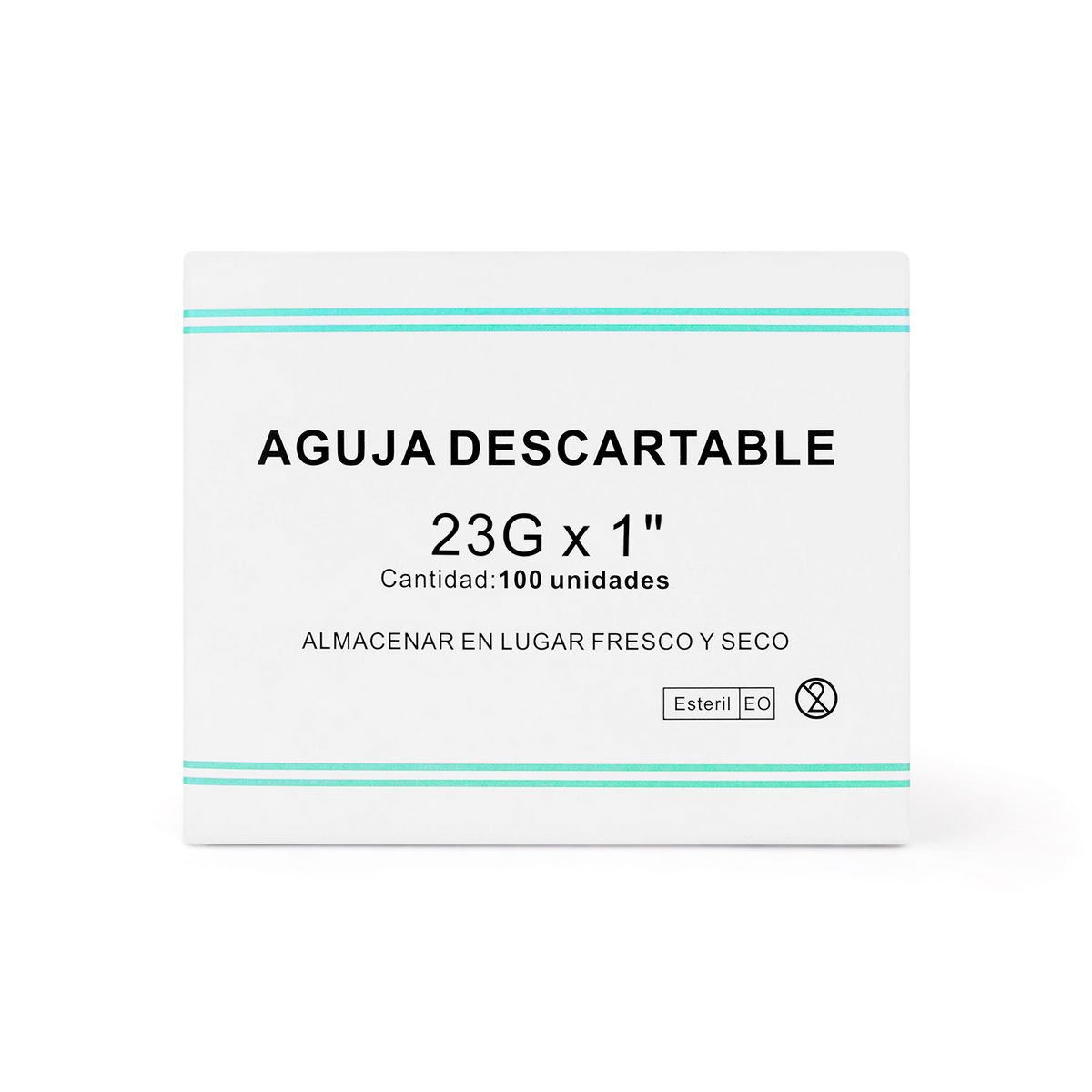 GENERICO - Aguja Descartable 23 G X 1" CAJA 100 UND