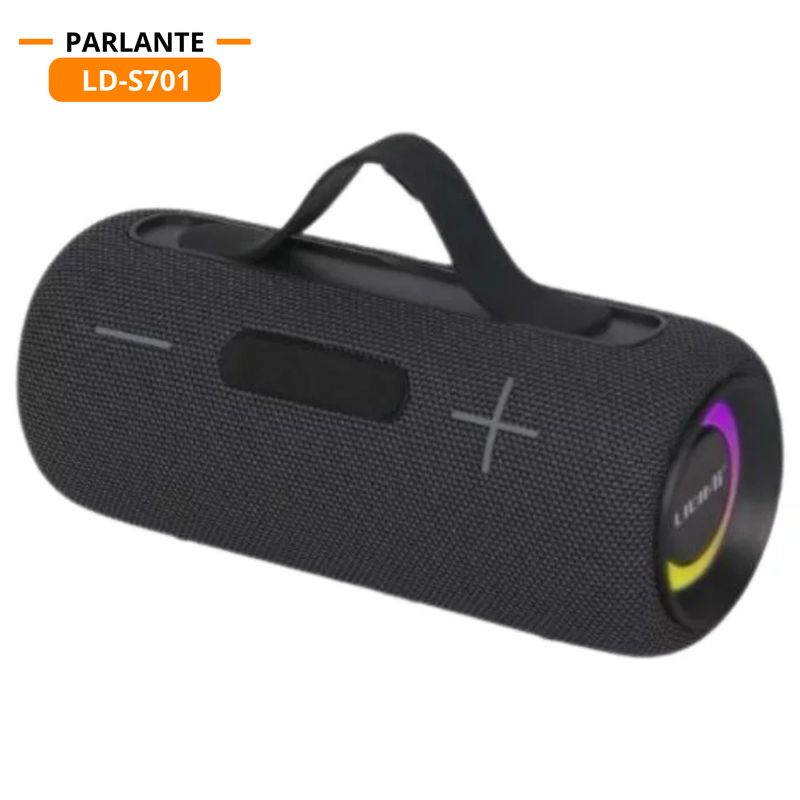 LIDIMI - Parlante Portátil Lidimi LD-S701 BT Radio FM TWS Luces RGB
