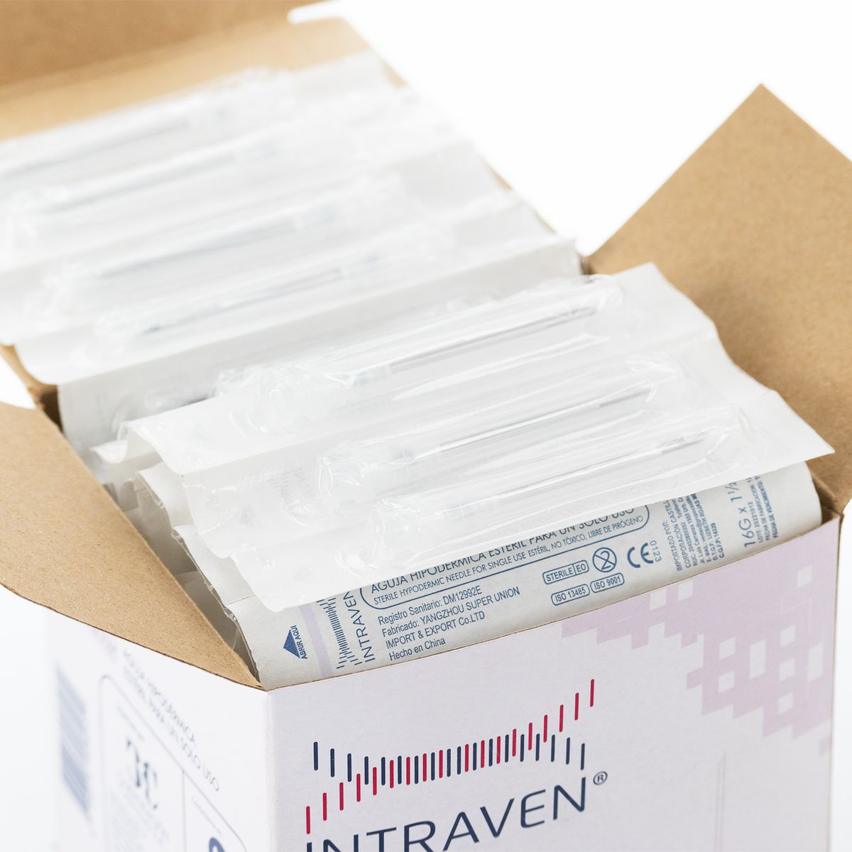 GENERICO - Aguja Hipodérmica Estéril 16 G X 1 1/2" CAJA 100 UND