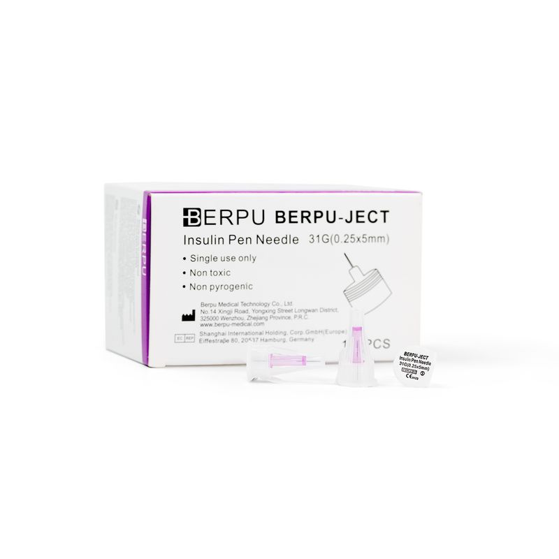 GENERICO - Aguja para Insulina BERPU 31 G X 5 MM CAJA 100 UND