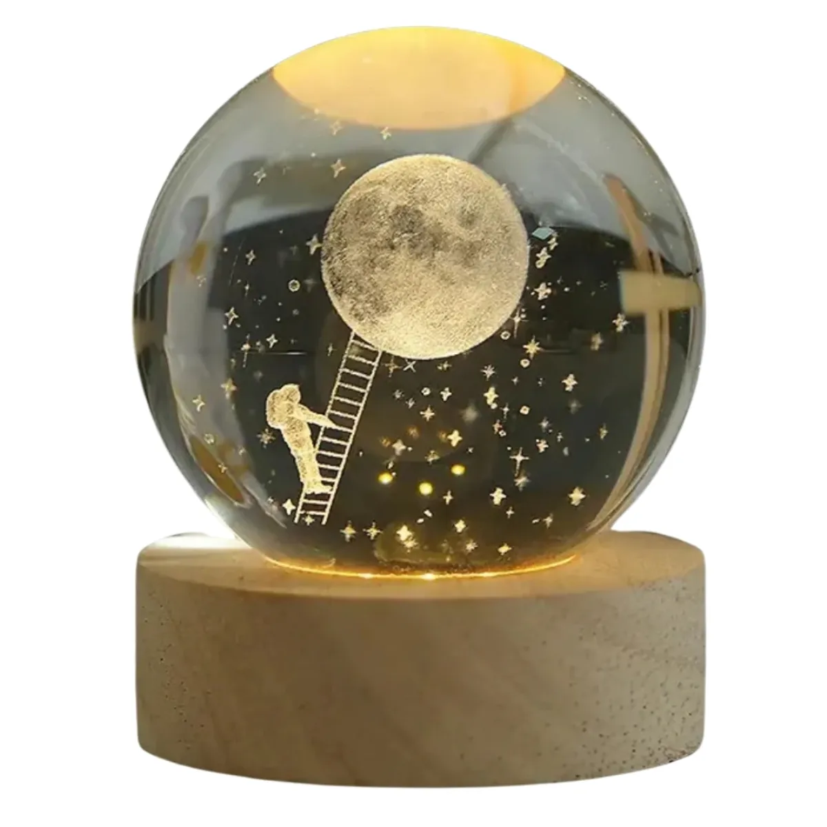 GENERICO - Lampara Esfera 3D Astronauta