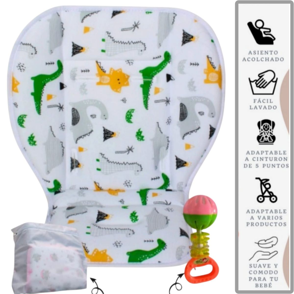 Protector de coche cojín colchoneta para coche de bebe, marca GENERICO - Foto Principal