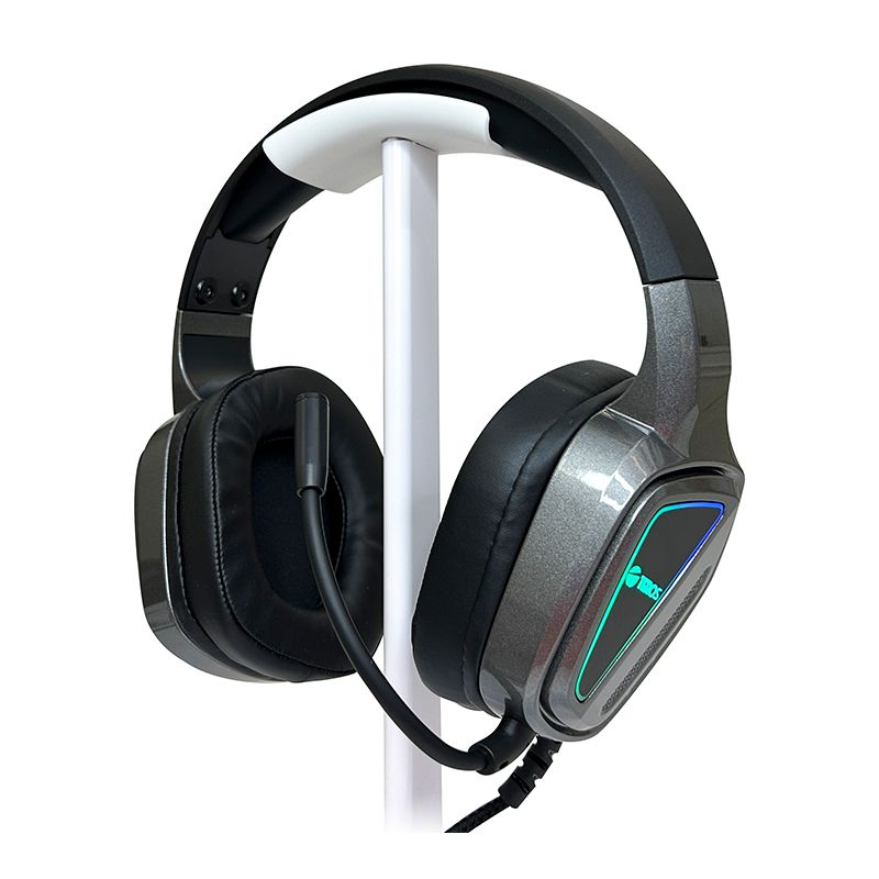 TEROS - Auriculares gaming TEROS TE-8171N estéreo micrófono luces RGB