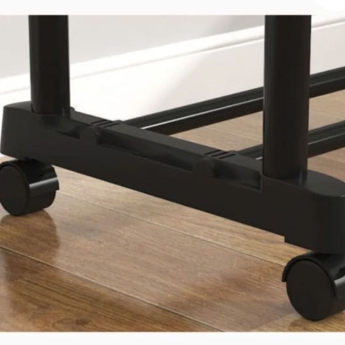 GENERICO - Perchero Estante Organizador de Ropa Doble Resistente con Ruedas