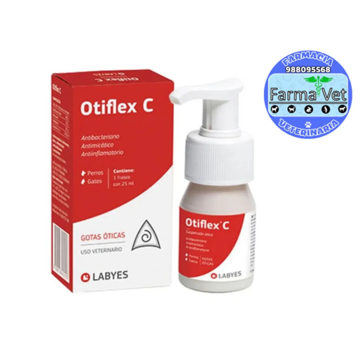 GENERICO - OTIFLEX C X 25ML SUSPENCIÓN ÓTICA