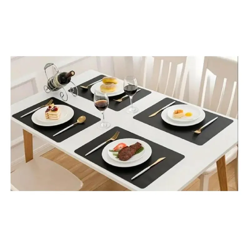 GENERICO - Individuales de 6 unid de calidad A1 NEGRO