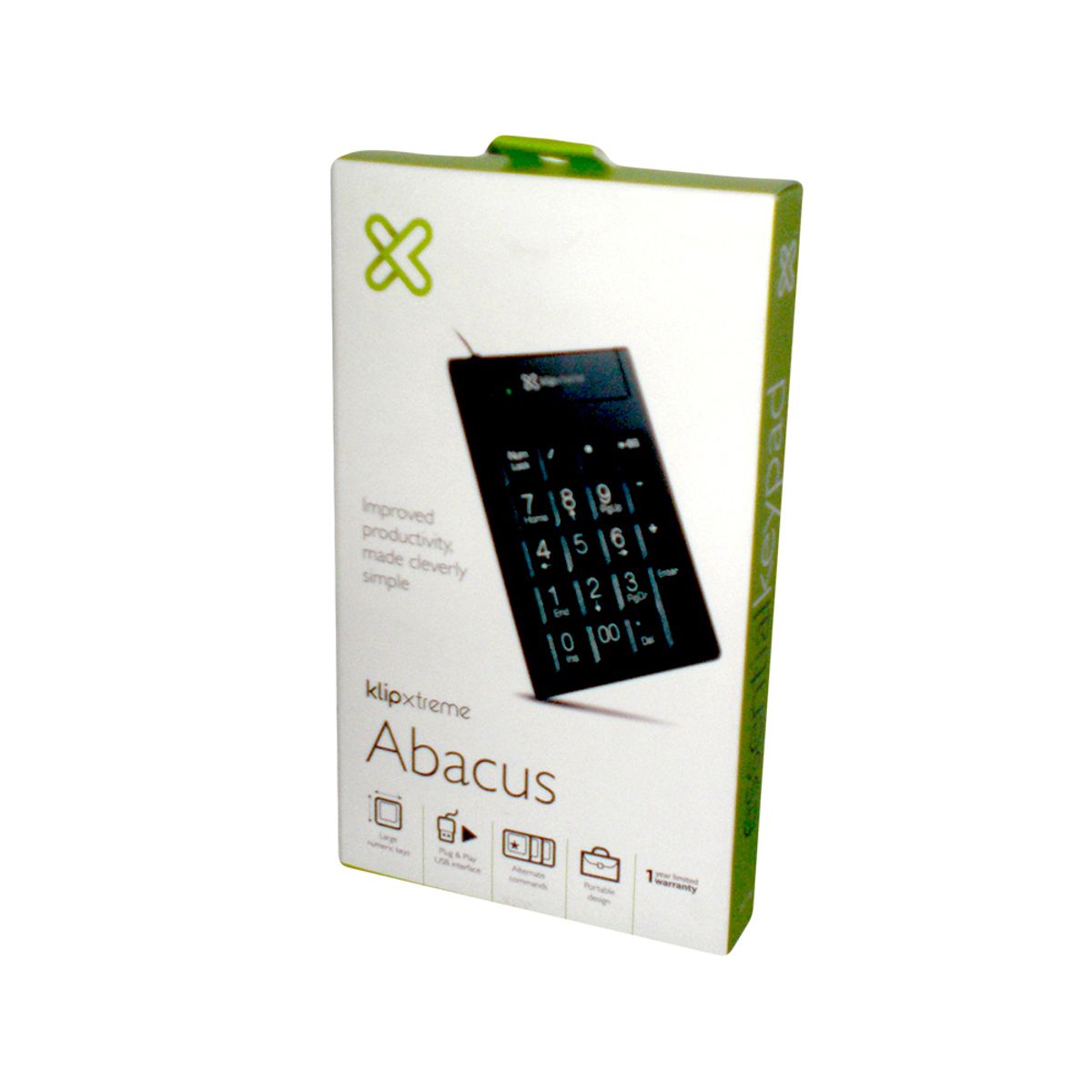 KLIP XTREME - Teclado numérico USB KLIP XTREME ABACUS KNP-100