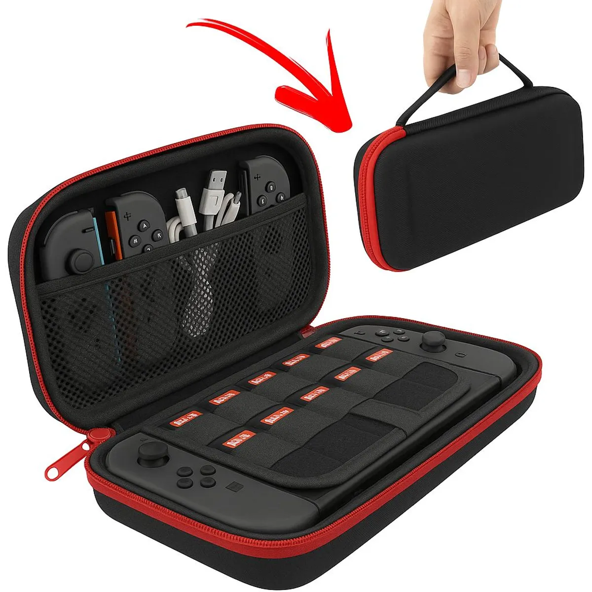 GENERICO - Estuche Protector Funda de Nintendo Switch 2 CASE +  MICA DE VIDRIO