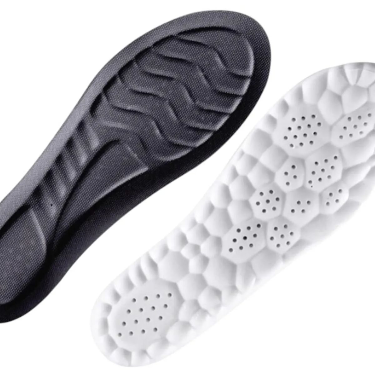 GENERICO - Plantilla Zapatilla Eva 4d Amortiguación BLANCO