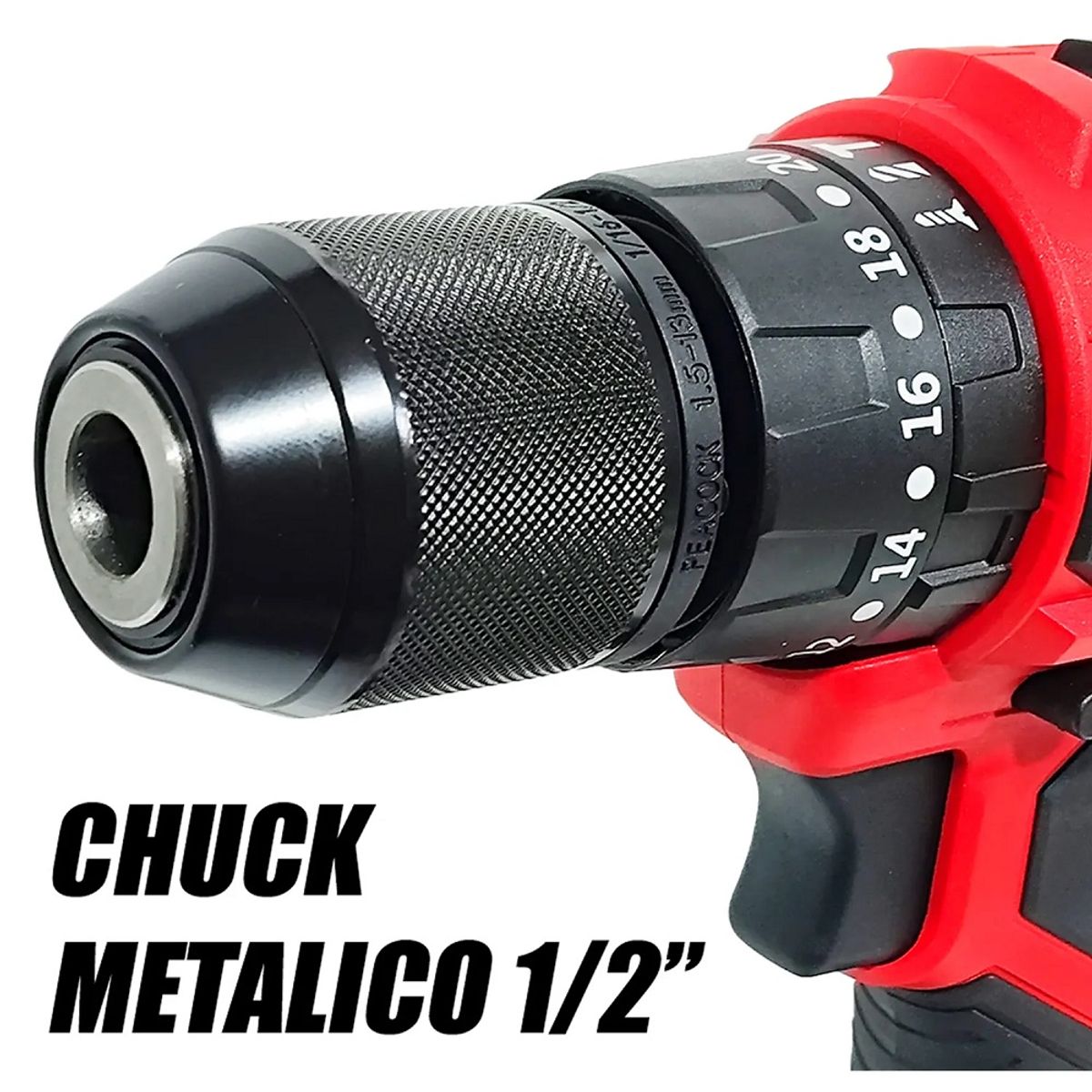 RANKOR - Taladro Percutor Atornillador 70Nm RANKOR 20V 2Bat x 2AH Brushless