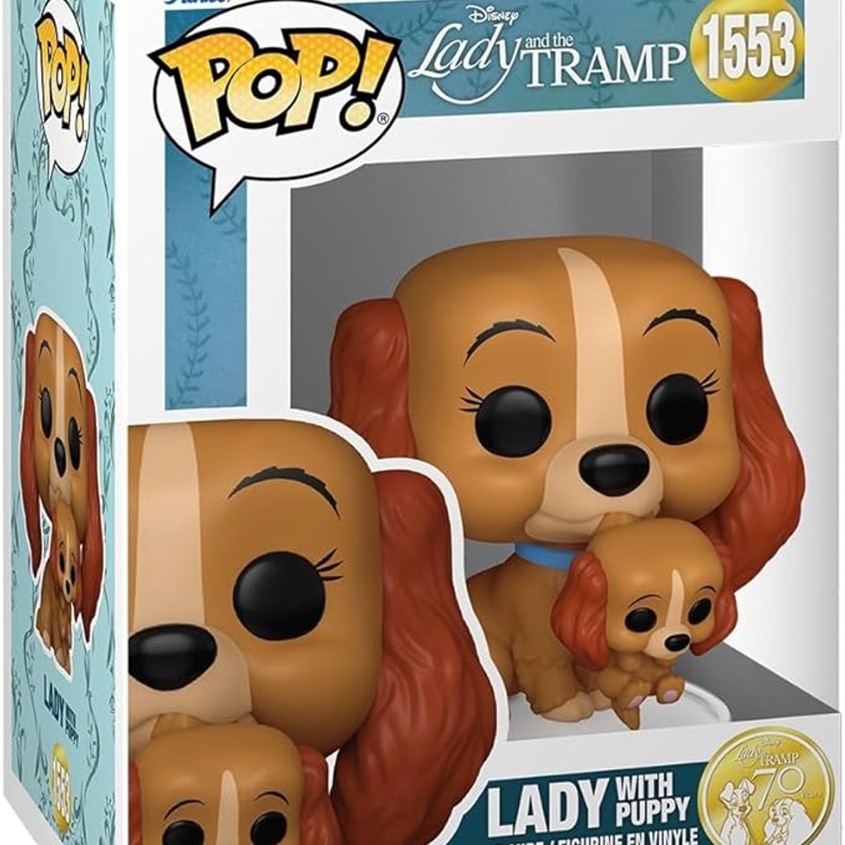 FUNKO - Funko Pop Dama Con Cachorro 1553 La Dama y el Vagabundo