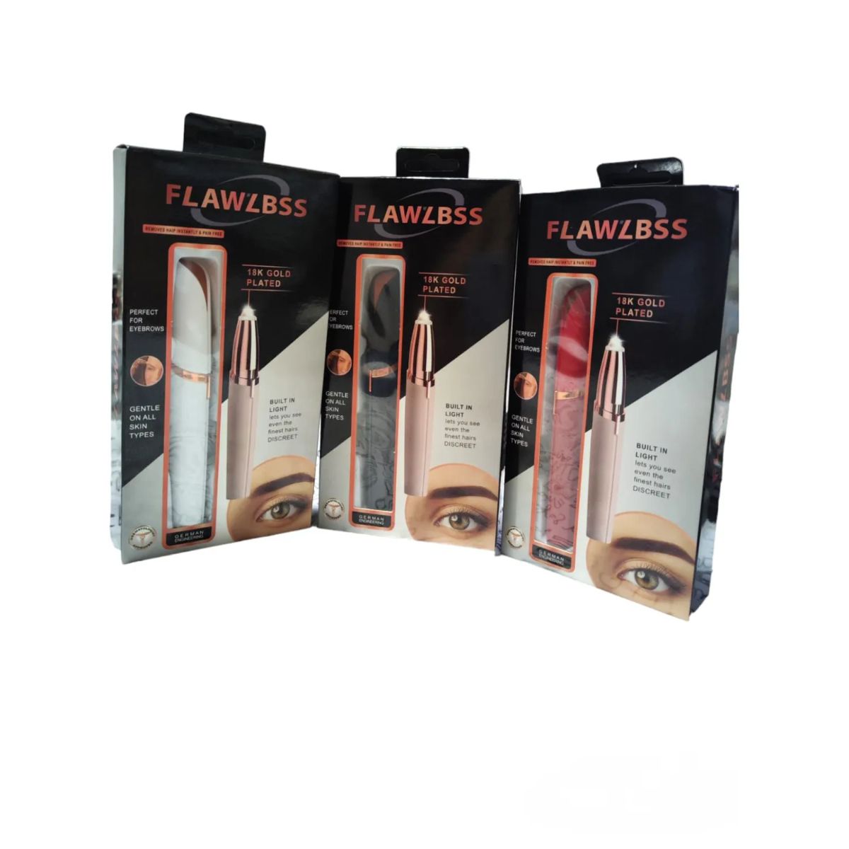 GENERICO - Depilador de cejas facial recargable usb