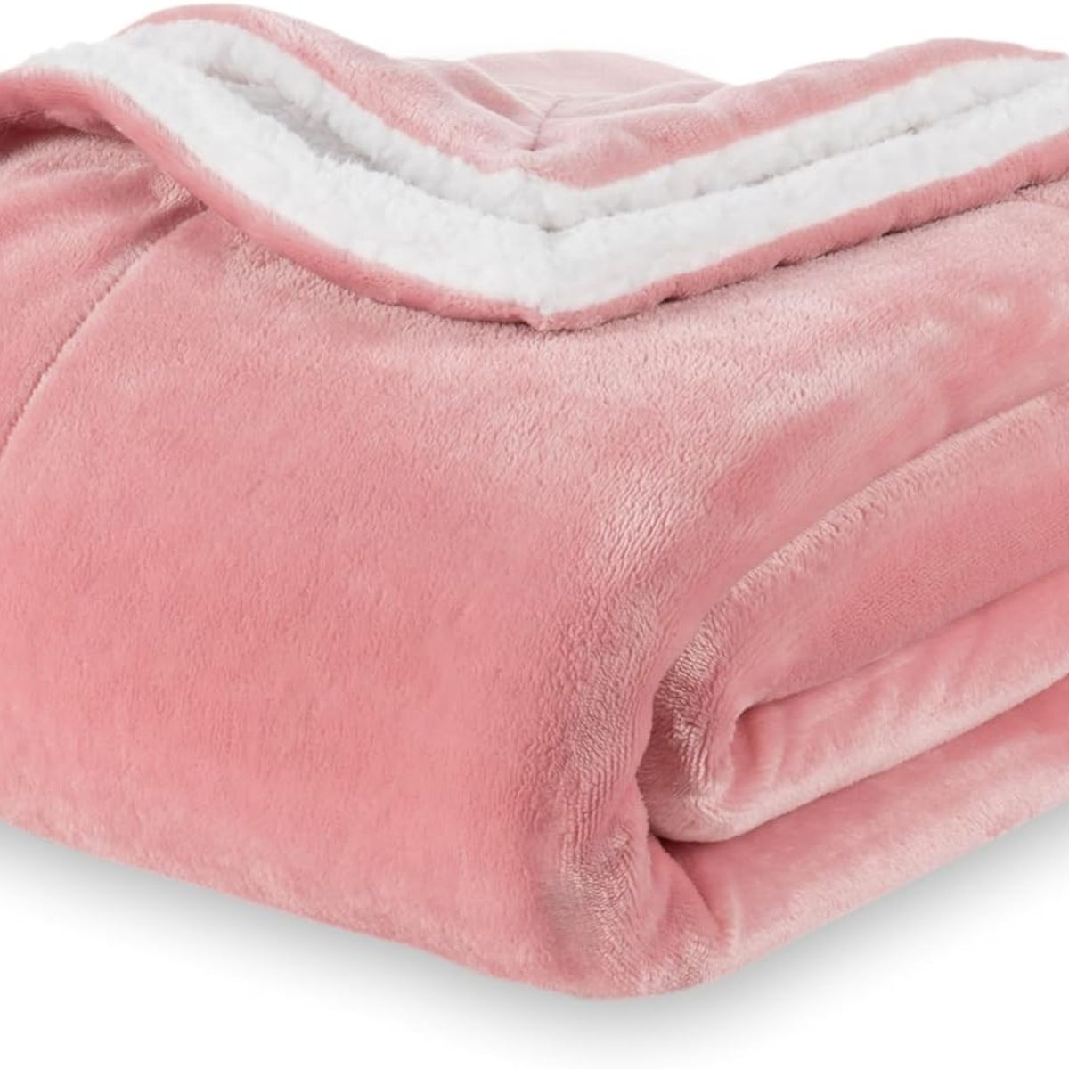 GENERICO - COLCHA DE PIEL DE ANGEL CON CARNERO 2 PLAZAS