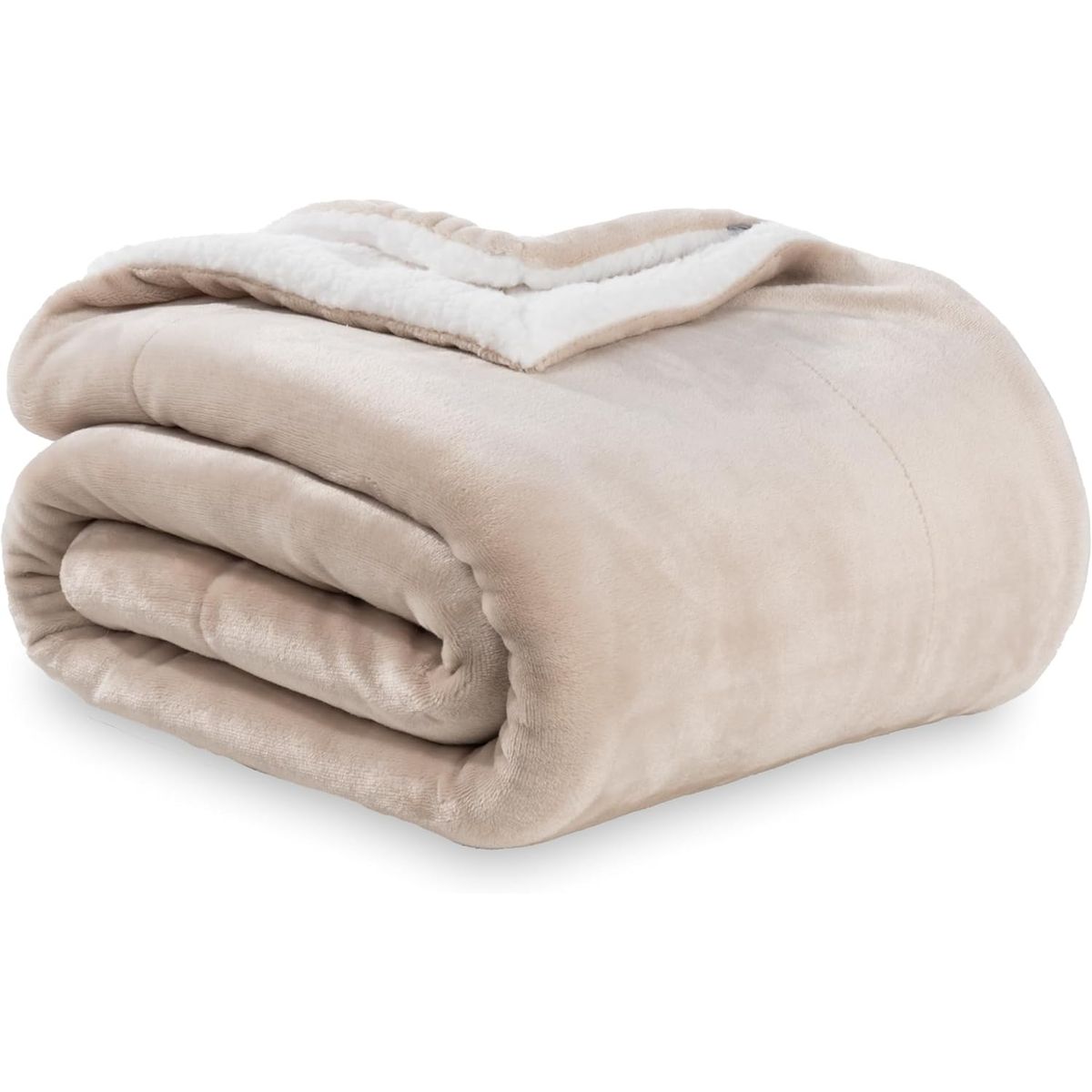 GENERICO - COLCHA DE PIEL DE ANGEL CON CARNERO PLAZA Y MEDIA