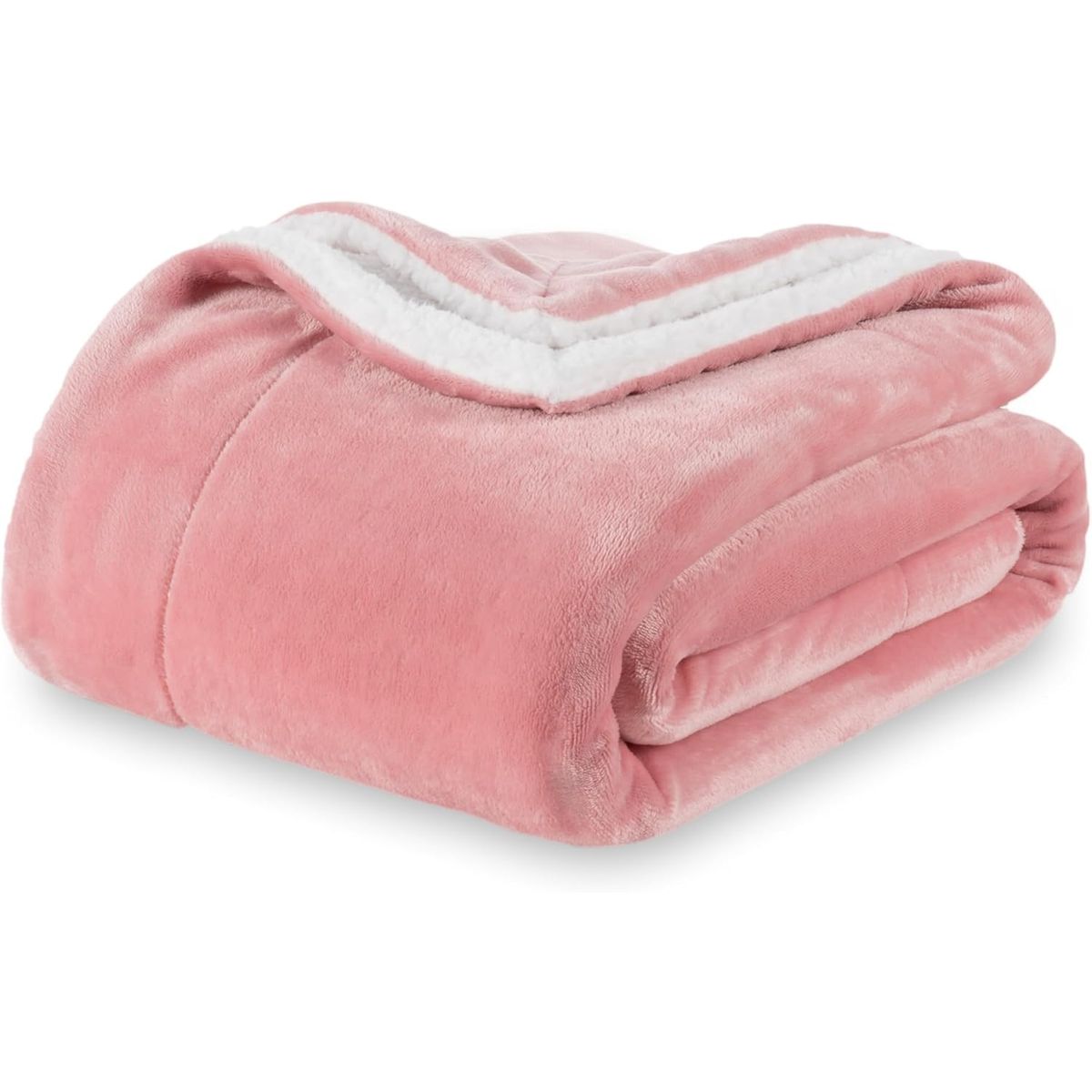 GENERICO - COLCHA DE PIEL DE ANGEL CON CARNERO PLAZA Y MEDIA