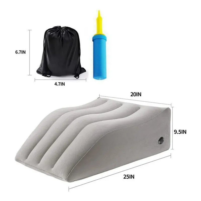 U BUY - Cojín Elevador De Piernas Para Dormir + Bolsa Almacenamiento