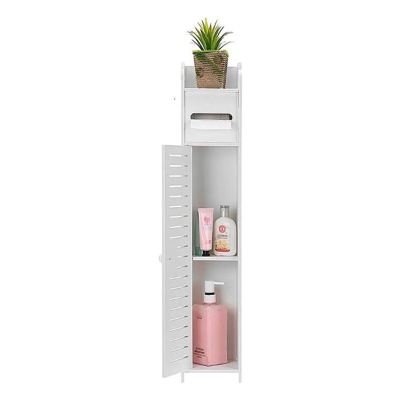 ANYHOGAR - Estante Organizador Para Baño 3 Compartimentos Color Blanco