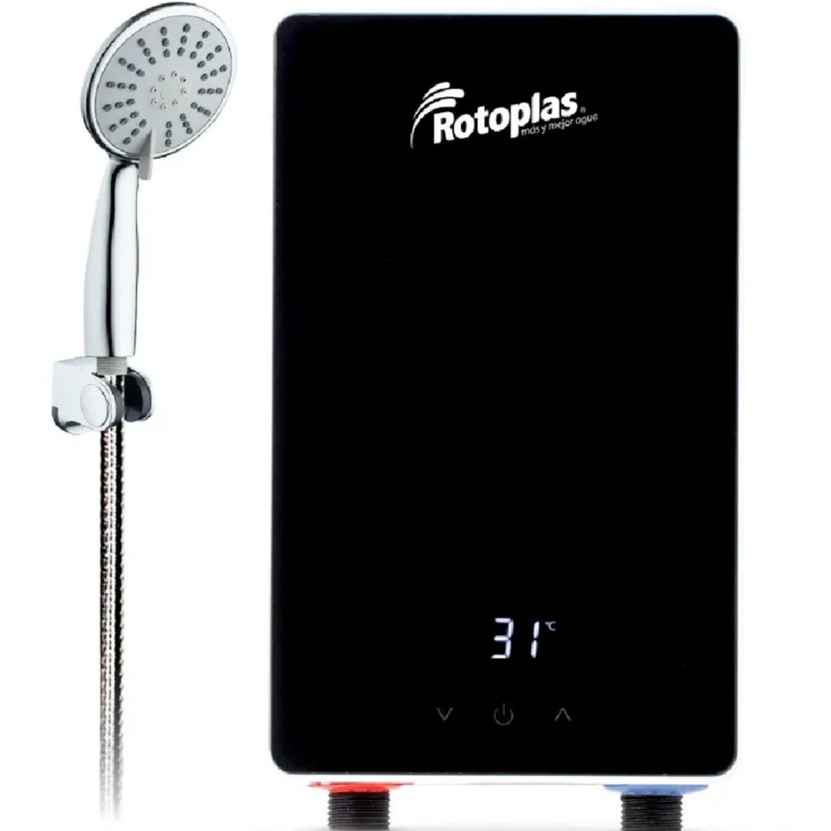 ROTOPLAS - Rapiducha Eléctrica Rotoplas New Compact 4500W Negro