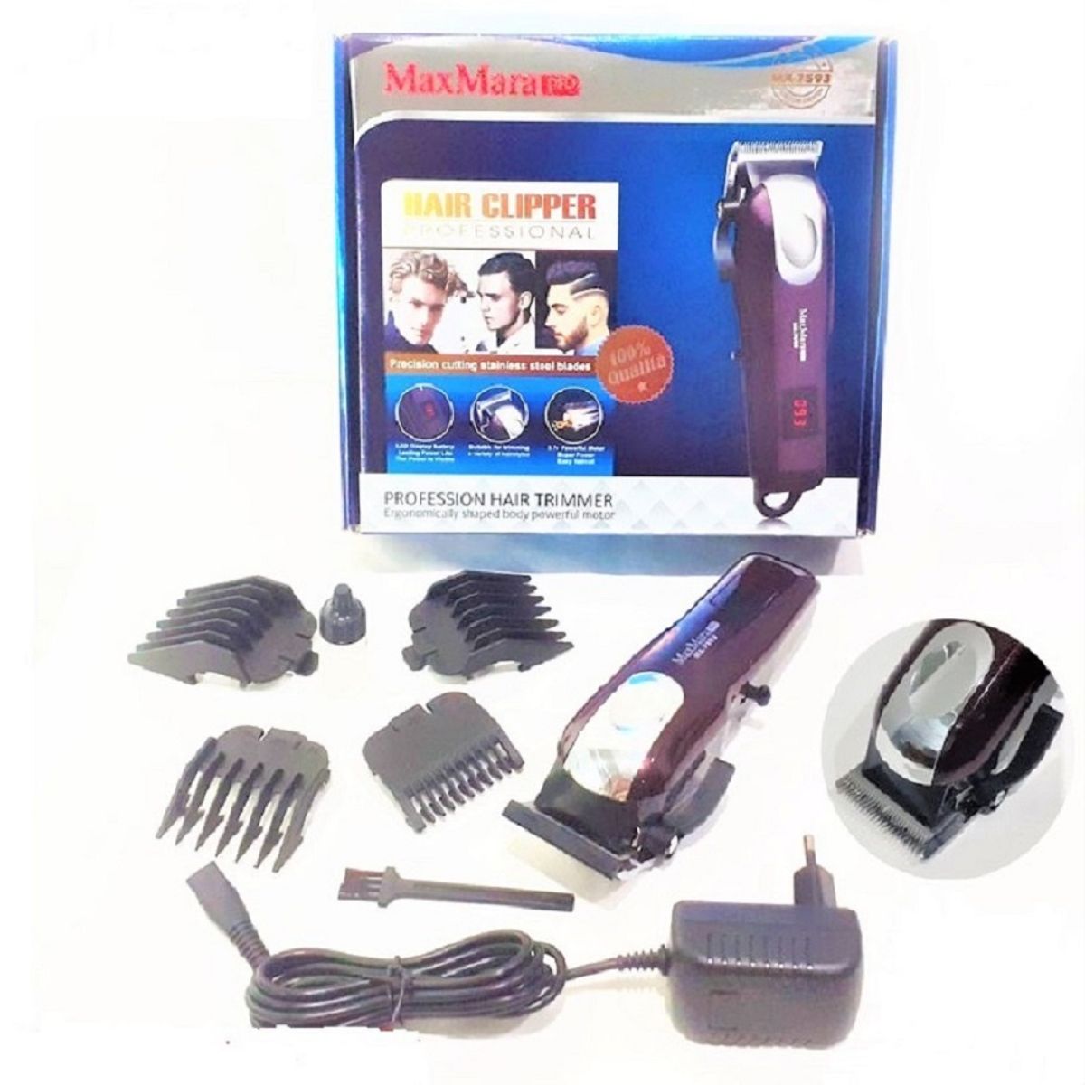 SEISA - Maquina Inalámbrica de Cortar Cabello  max mara pro