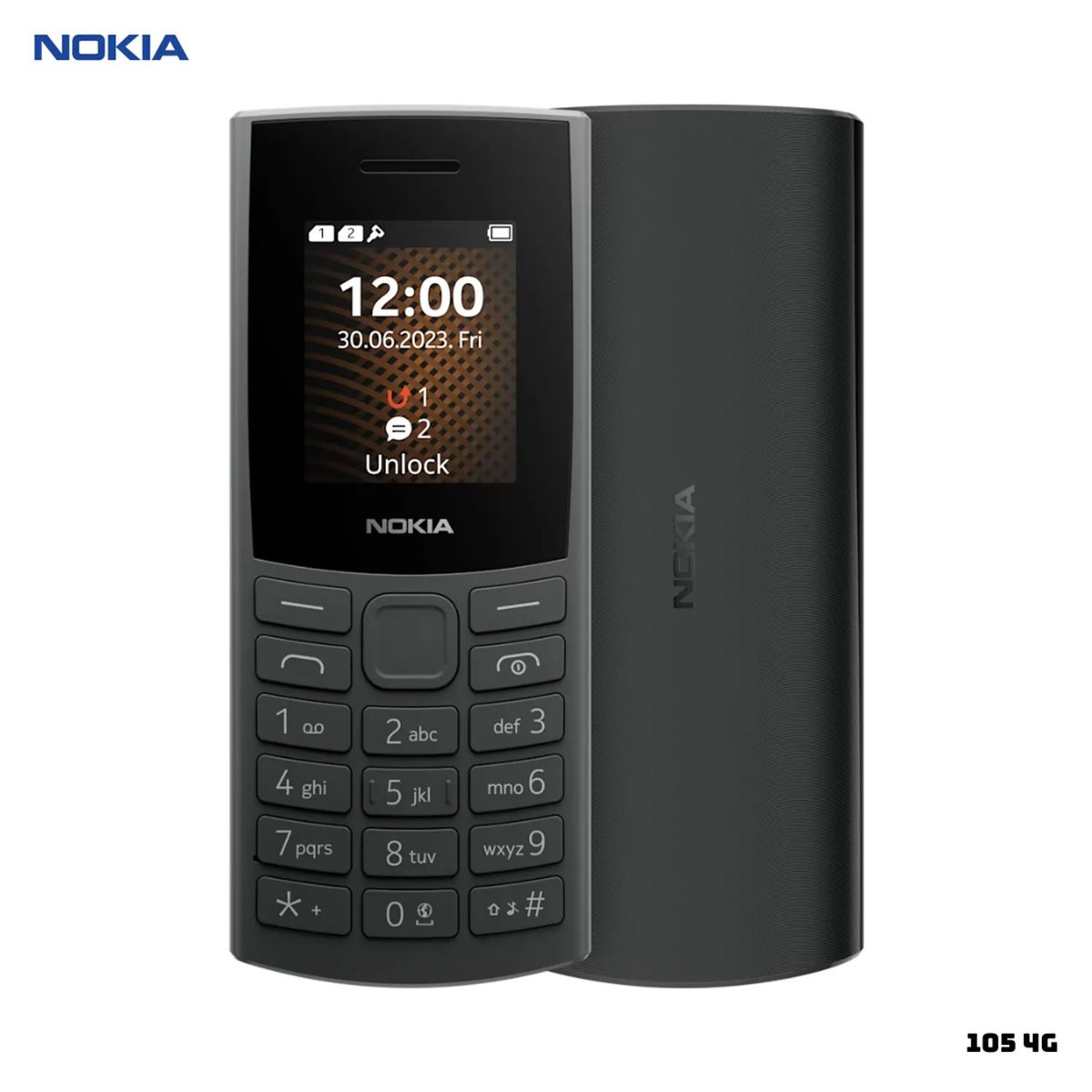 NOKIA - CELULAR NOKIA 105 4G DUAL SIM NEGRO
