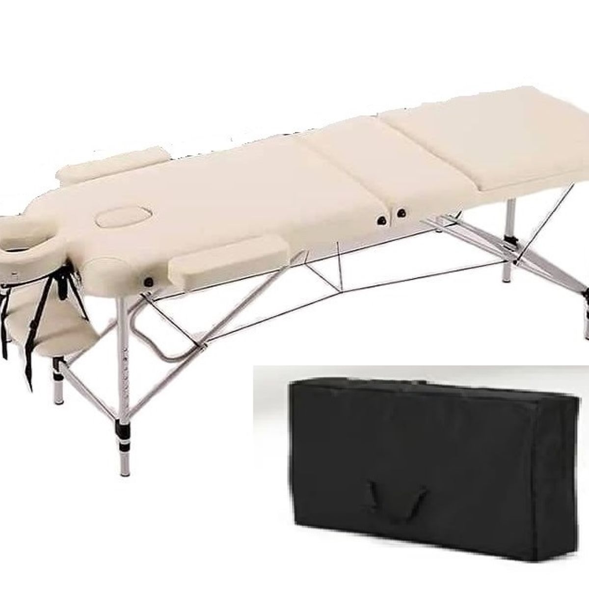 GENERICO - CAMILLA IMPORTADA DE ALUMINIO PORTATIL + ESTUCHE