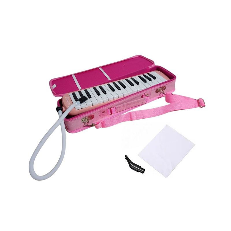 GENERICO - Instrumento Musical Melódica Portátil MELODY Rosa de 32 Teclas para Niñas