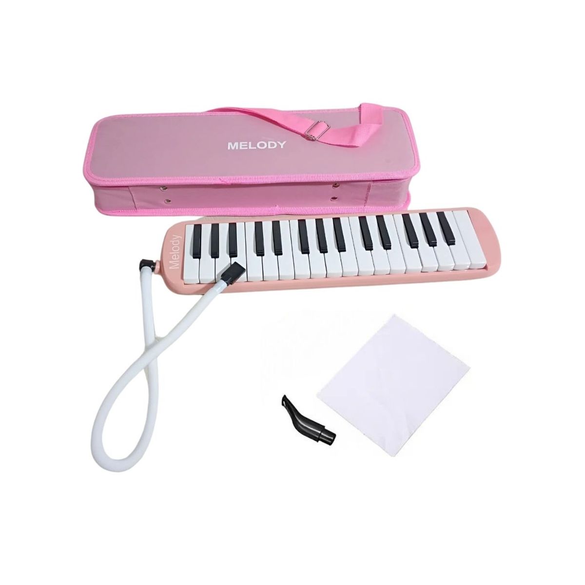 GENERICO - Instrumento Musical Melódica Portátil MELODY Rosa de 32 Teclas para Niñas