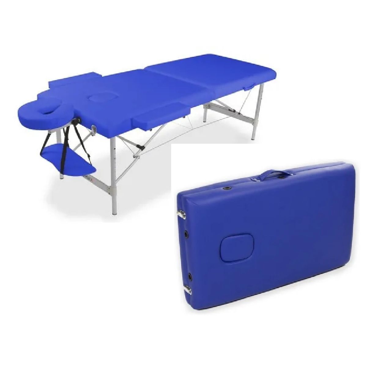 GENERICO - CAMILLA IMPORTADA DE ALUMINIO PORTATIL + ESTUCHE