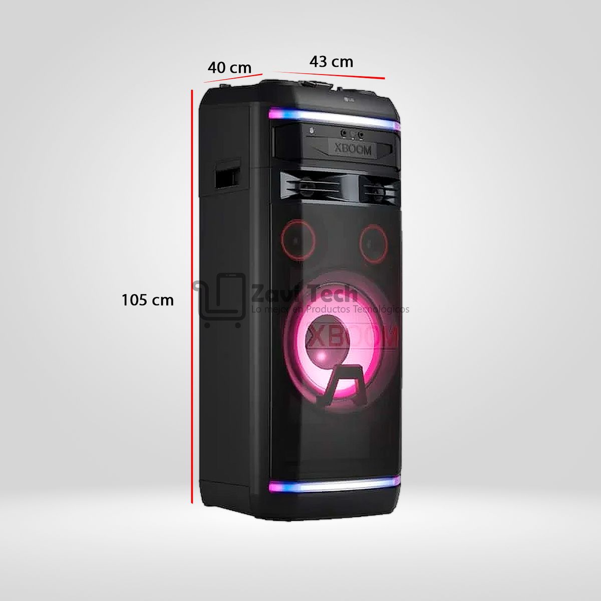 LG - Torre de sonido LG XBOOM OK99M 2000W Bluetooth Karaoke Star