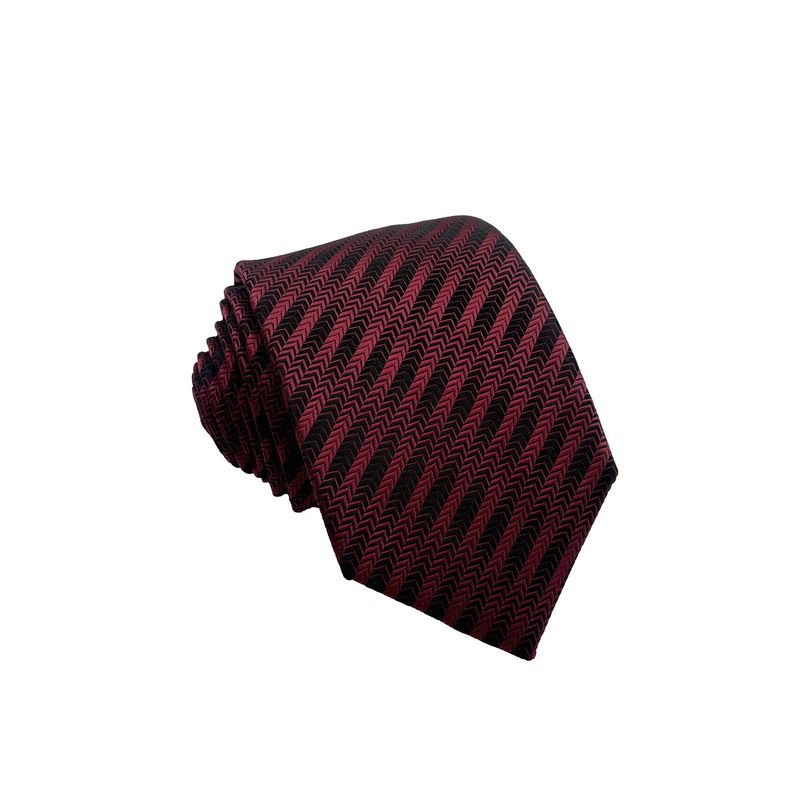 CHRISTIAN ARMAND - CORBATA DIAGONALES TEXTURIZADAS COLOR GRANATE