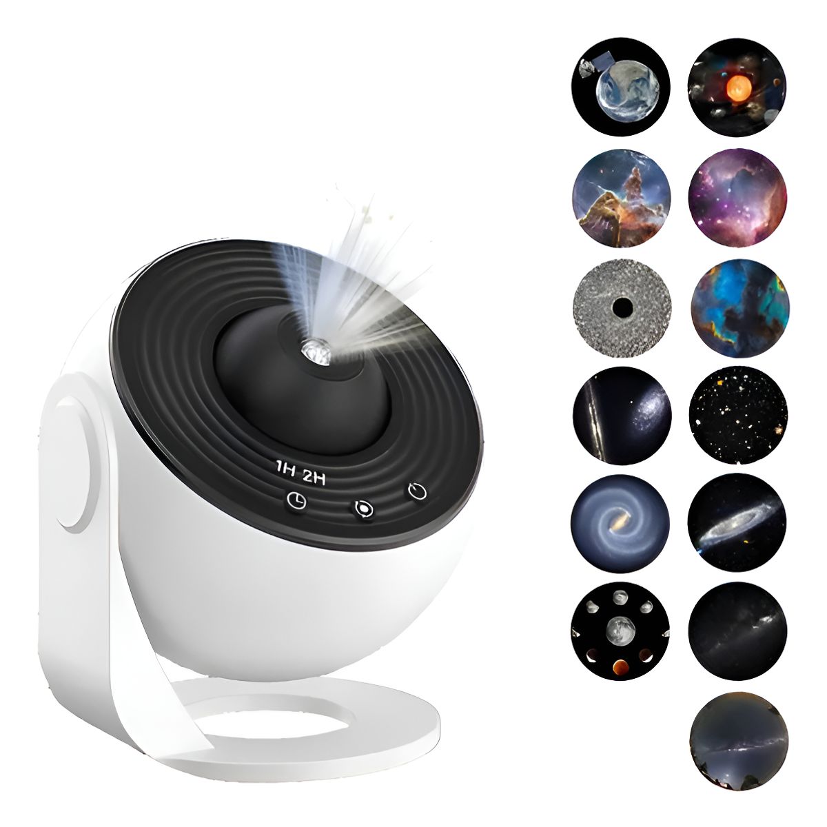 ANYHOGAR - Luz Genérica Galaxy Lamp color blanco 10cm x 10cm x 10cm de diámetro