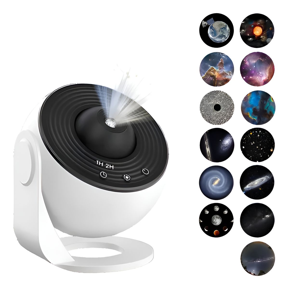 ANYHOGAR - Luz Genérica Galaxy Lamp color blanco 10cm x 10cm x 10cm de diámetro