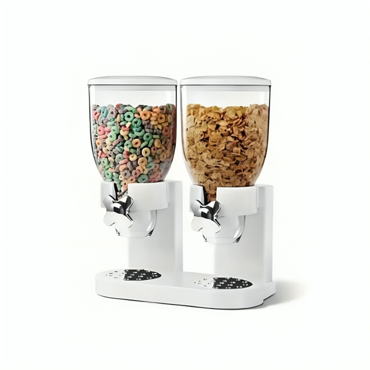 GENERICO - Dispensador Organizador de Cereales Granos 2 en 1 de 2 L