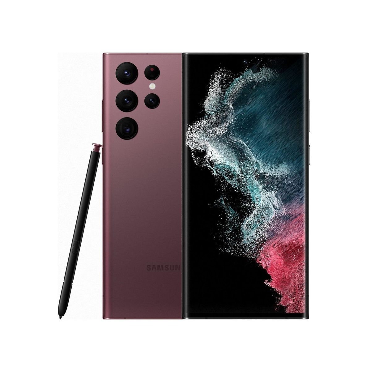 SAMSUNG - SAMSUNG Galaxy S22 Ultra  SM-S908U 5G 12+256GB Rojo vino Reacondicionado