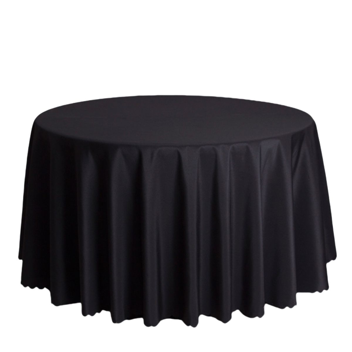 ANYHOGAR - Mantel para el hogar impermeable redondo de algodónnegro