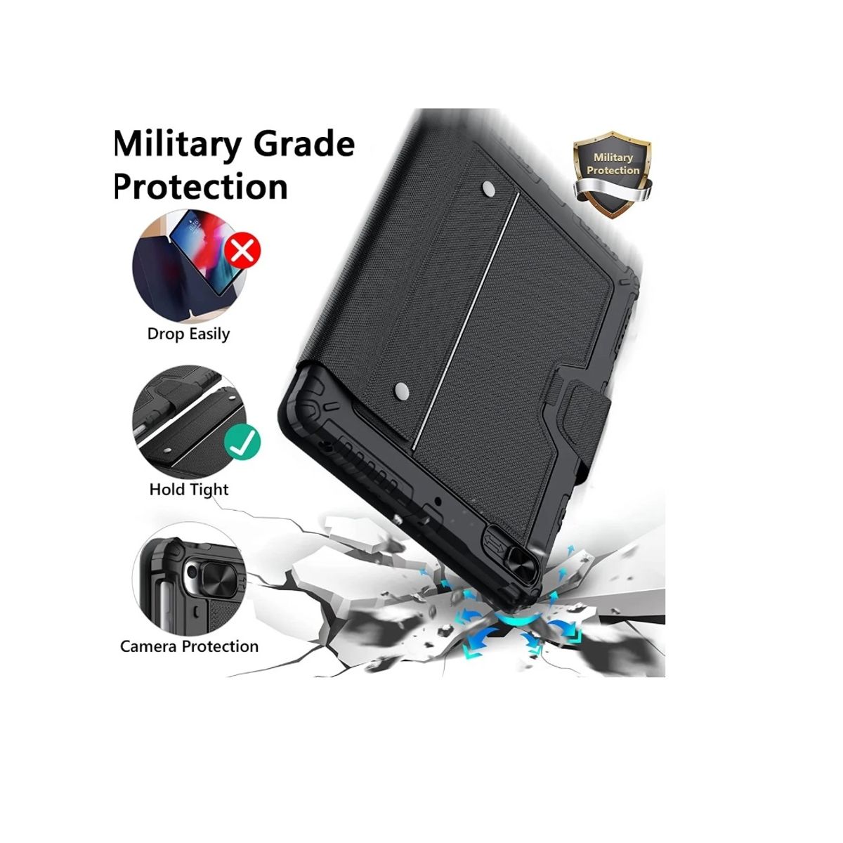 NILLKIN - Funda Case Cover Con Teclado Nillkin 10.2 In iPad 7 8 9 Gen