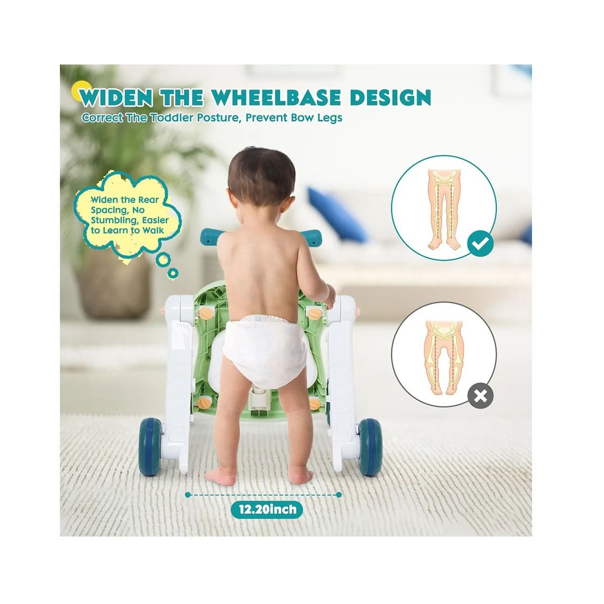 GENERICO - Caminador Con Musical De Juguete 6 En1 Andadera para Bebé