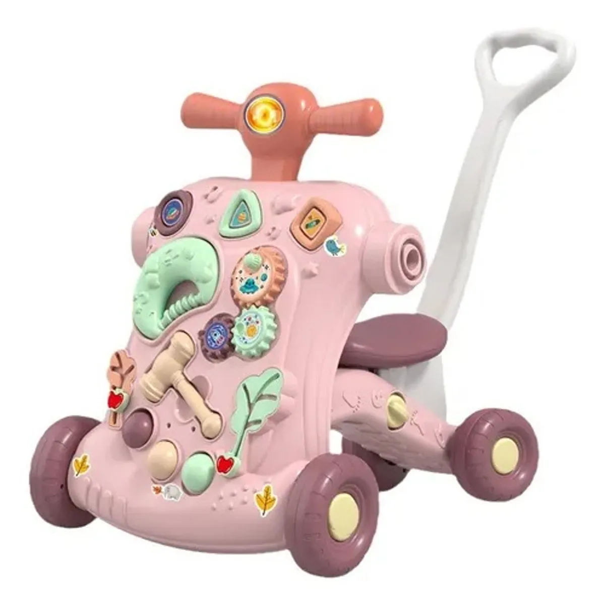 EVERSO - Caminador Con Musical De Juguete 6 En1 Andadera paraBebéRosa