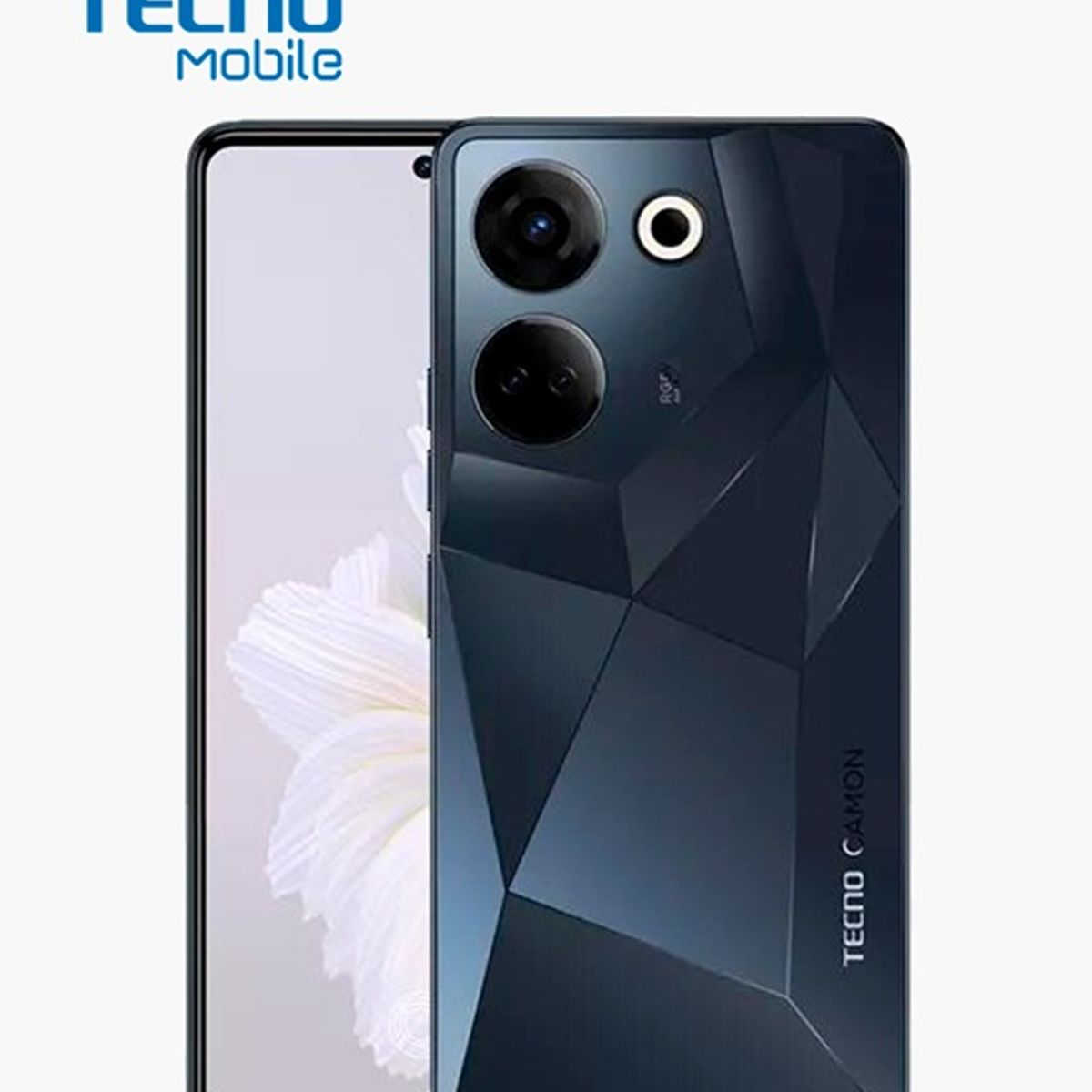 TECNO MOBILE - Smartphone  TECNO CAMON 20 CK6n 256GB ROM+ 16GB RAM (8GB +8GB RAM EXTENDIDA) PREDAWN BLACK