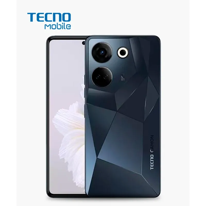 TECNO MOBILE - Smartphone  TECNO CAMON 20 CK6n 256GB ROM+ 16GB RAM (8GB +8GB RAM EXTENDIDA) PREDAWN BLACK