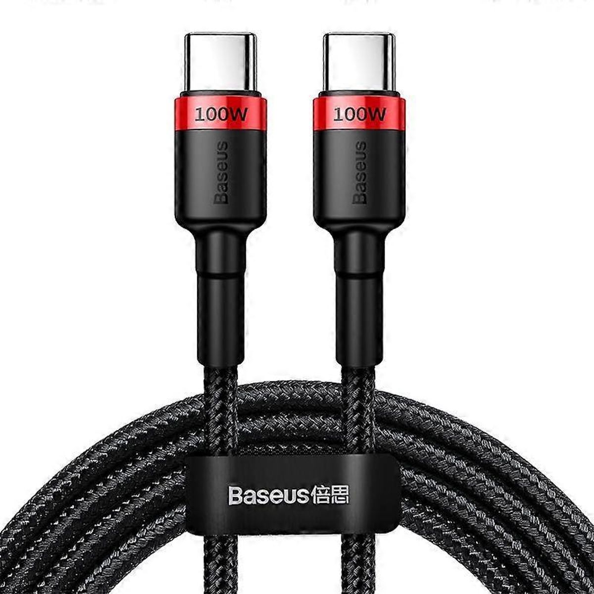 BASEUS - Cable Reforzado Baseus Carga Rápida Usb C 100w 2 Metros