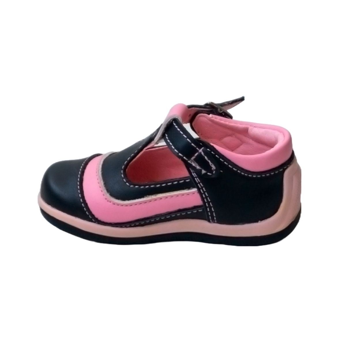 GENERICO - ZAPATOS DE CUERO NEGRO PARA NIÑA DULCE - COMODOS Y ELEGANTES