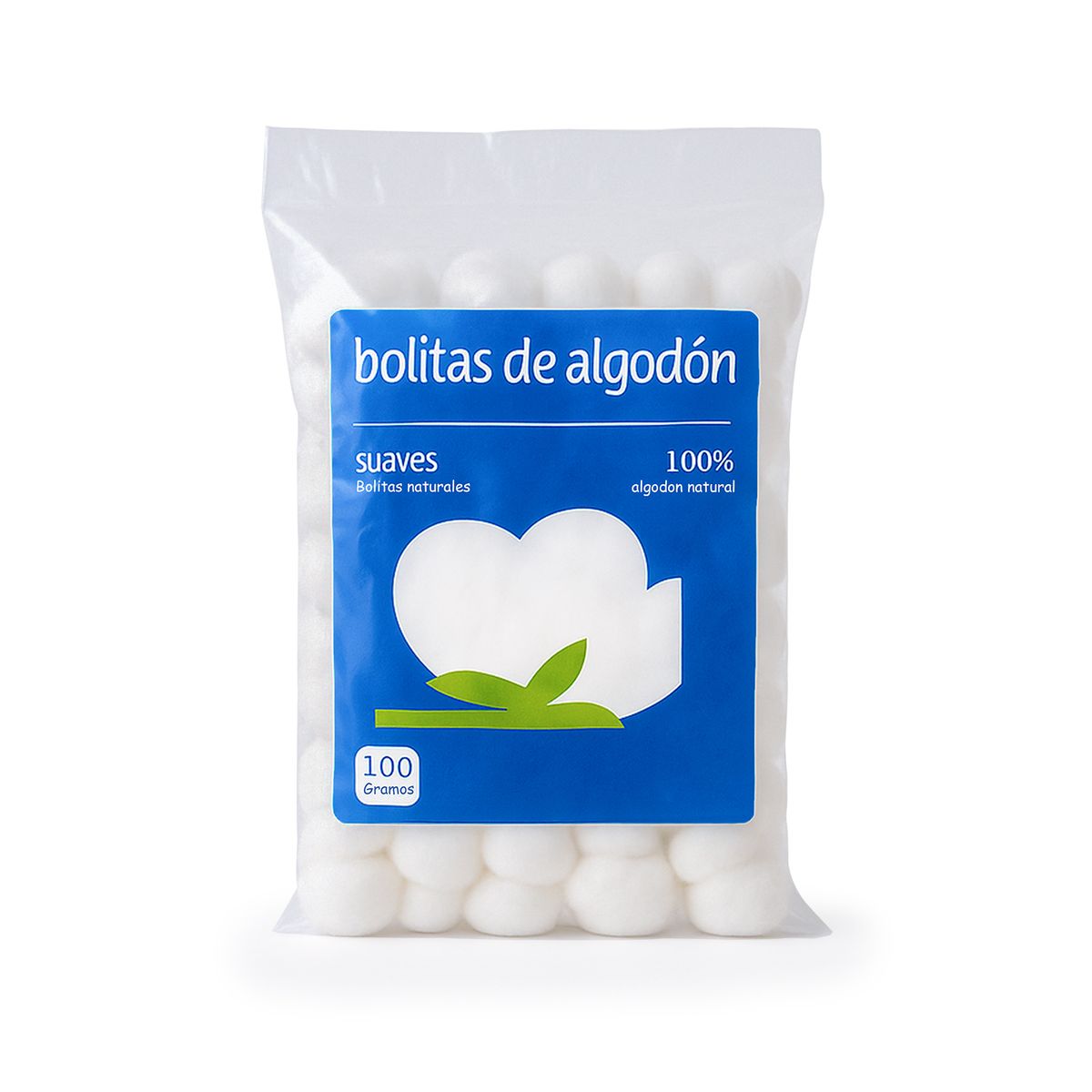 GENERICO - Torundas de Algodón BOLSA 100 GR