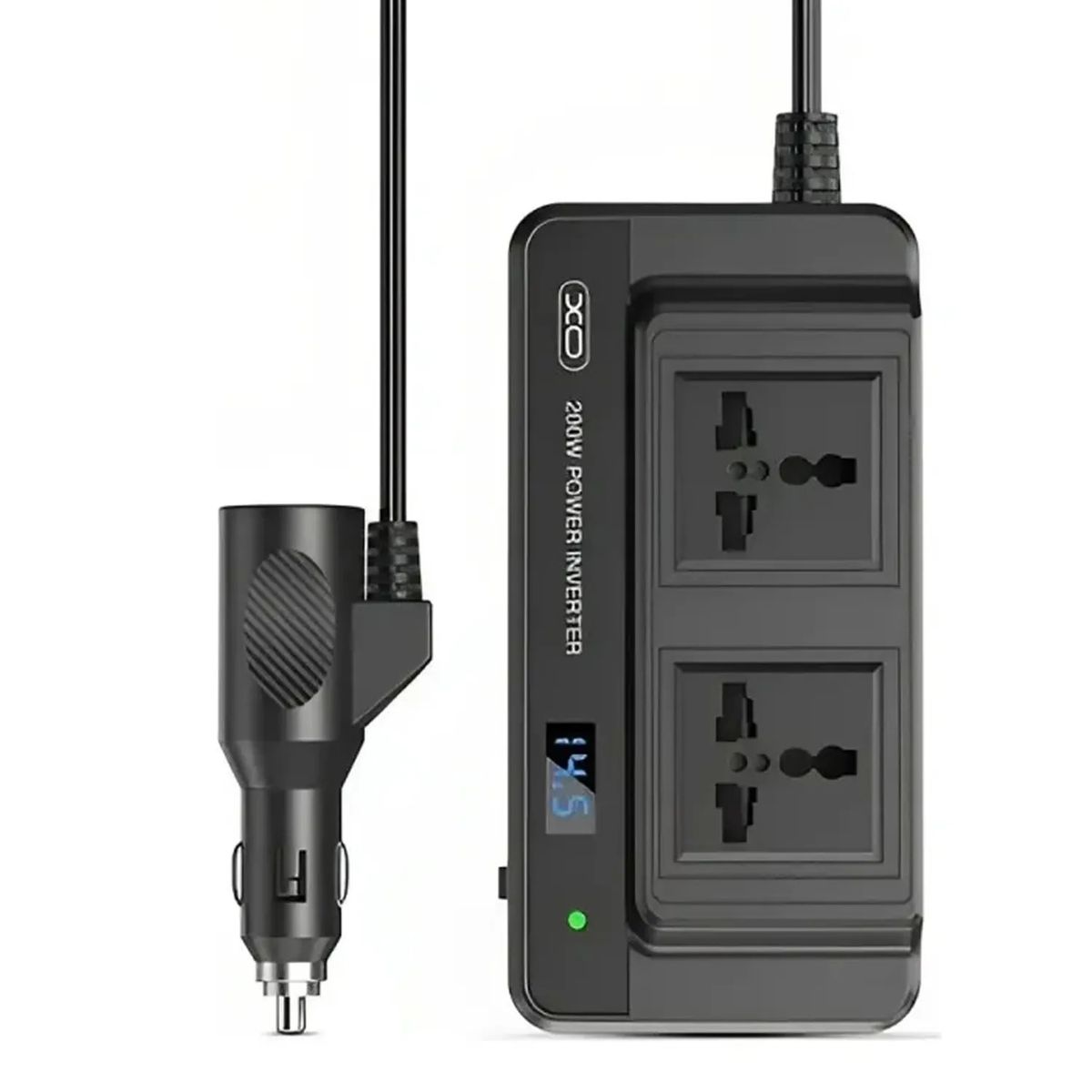 XO - Inversor Corriente Auto 12v 200w Carga Rapida C y USB