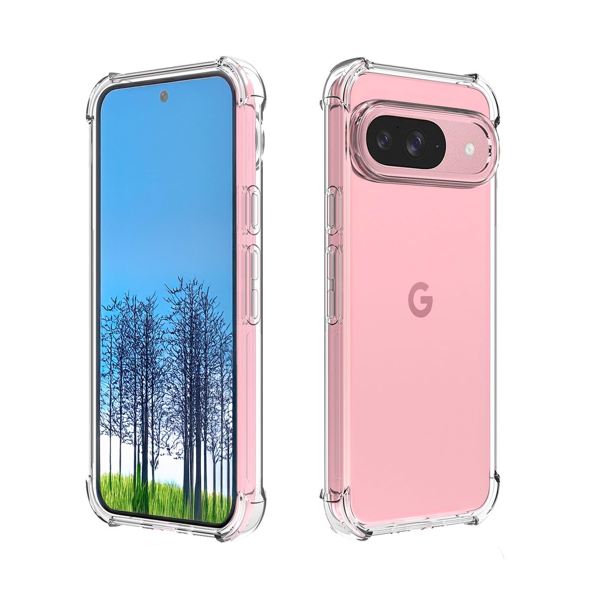 GENERICO - Funda Protector Case  GOOGLE PIXEL 9 - TRANSPARENTE ANTI IMPACTO