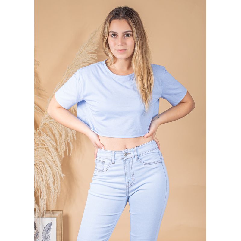 NEBULA - Polo Crop Maya 3.0 - Nébula - Celeste
