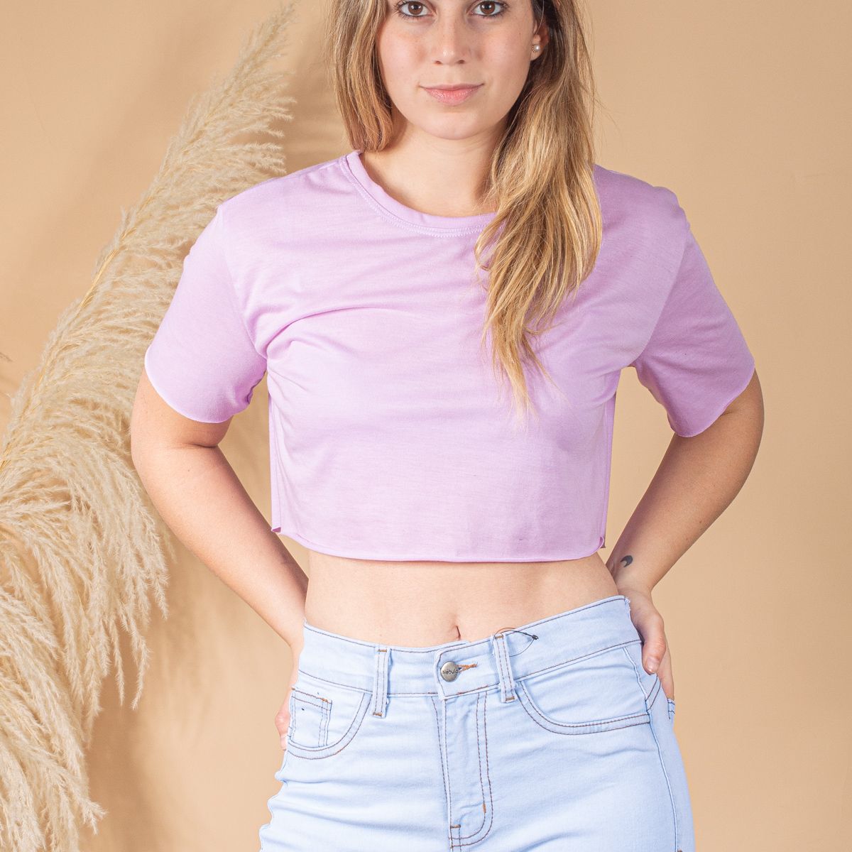 NEBULA - Polo Crop Maya 3.0 - Nébula - Lila