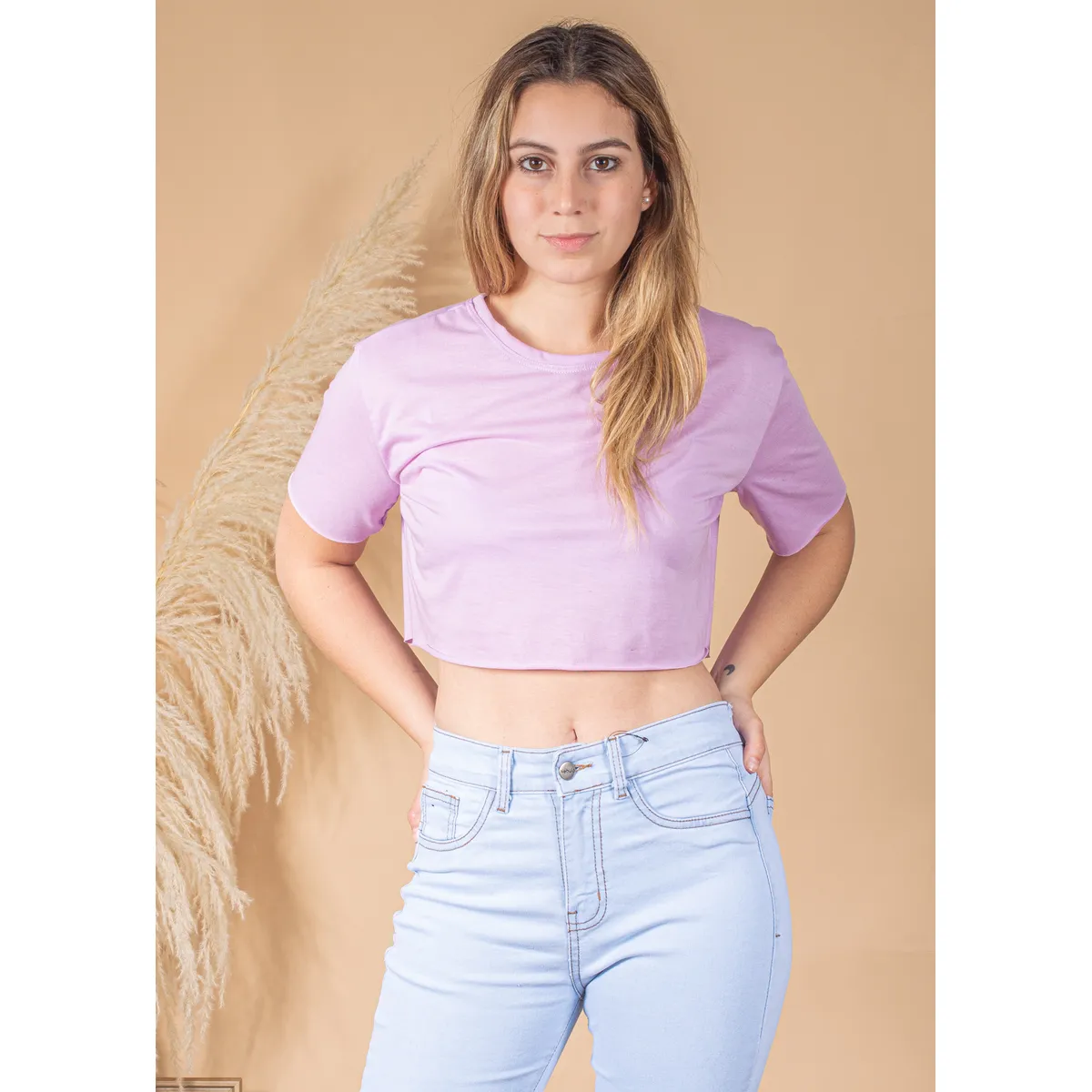 NEBULA - Polo Crop Maya 3.0 - Nébula - Lila